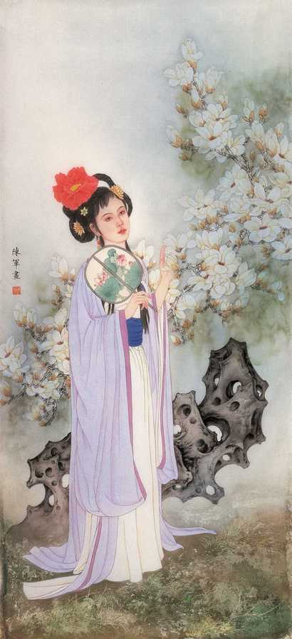 陈军 清风拂玉 镜心